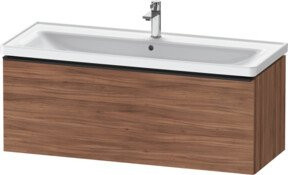 Duravit Waschtischunterschrank D-Neo in Nuss Natur mit Türen und Schubladen, B/T/H: 118,4 x 45,2 x 44,0 cm - Bild 1