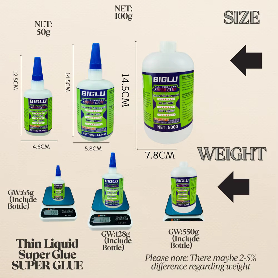 BIGLU Sekundenkleber Cyanacrylat transparent 2,0 g - Bild 2