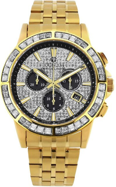LOUIS XVI Chronograph, Edelstahl, Quarz, 43 mm, Herren - Bild 1