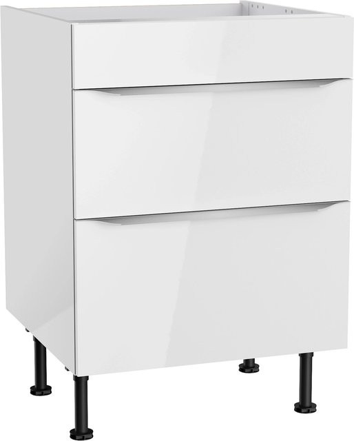 Optifit Küchen-Unterschrank Arvid für Kochfeld in Weiß, B/T/H: 60 x 58,4 x 87 cm - Bild 1