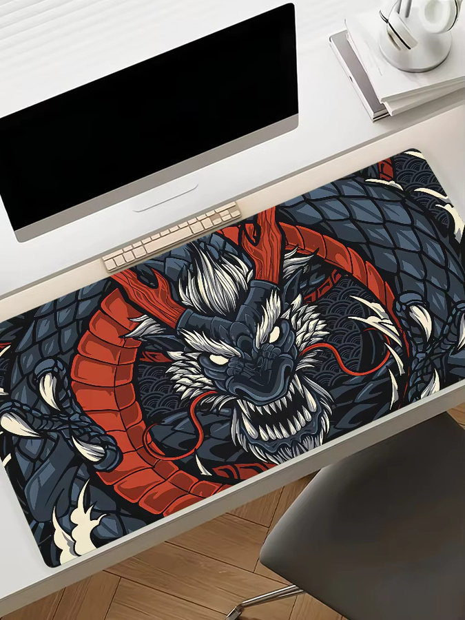 ShintoGod Ryu-jin Mauspad für Gamer in Multicolour aus rutschfestem Gummi - Bild 7
