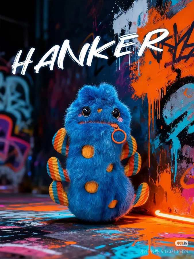 Nomster Nom Bad Mood Talking Toy Figur, Plüsch-Schlüsselanhänger, Einzelfigur - Bild 2