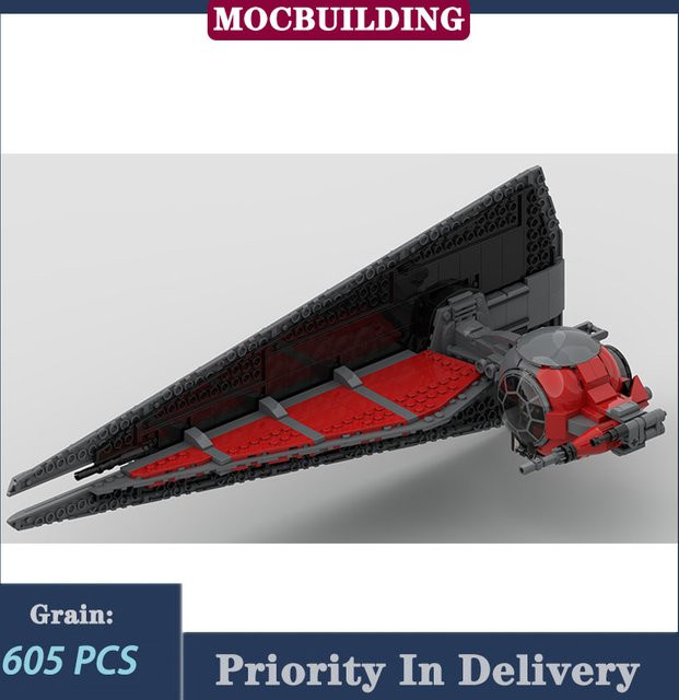 MOCBUILDING Star Wars TIE Fighter Raumschiff Modell Baustein - Bild 1