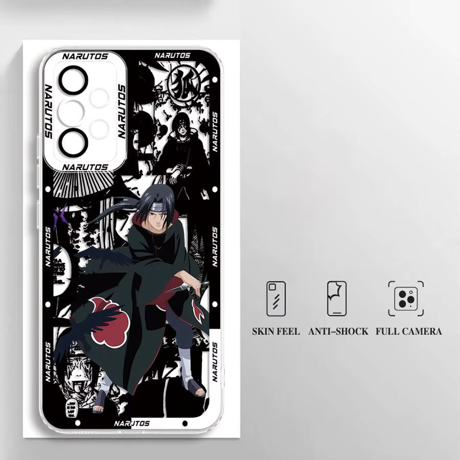 Transparente Handyhülle mit Itachi Uchiha Naruto Motiv für Samsung Galaxy A-Serie - Bild 2
