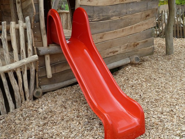 Intergard Rutsche GFK rot 190cm - Bild 1