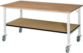 Rau Fahrbarer Arbeitstisch Tom KM-01, höhenverstellbar, B/T/H: 200 x 100 x 91-123 cm - Bild 1