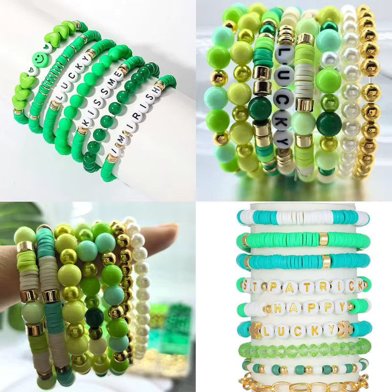 QIAO Tonperlen Armbandherstellungsset, 2220 Stück, Bunt / Mehrfarbig - Bild 3