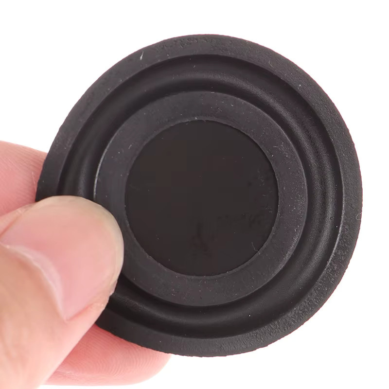2 Stück SD&HI Passive Bass-Kühler Gummi Membran für Woofer in Schwarz, Durchmesser: 30 mm, 40 mm, 50 mm - Bild 3