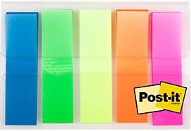 Post-it Haftstreifen Index, multicolour, 5 Blöcke mit je 100 Haftstreifen - Bild 1