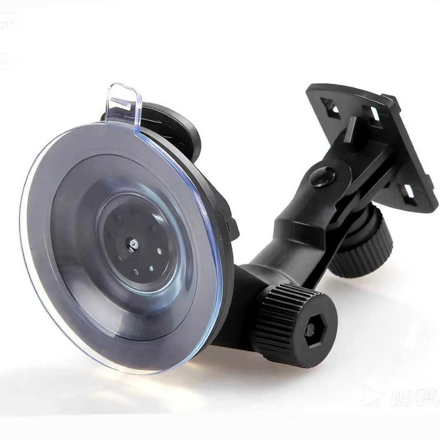 QXNY 4-Port Saugnapf-Halterung für Windschutzscheibe mit 360-Grad-Rotation in Schwarz für GPS und DVR - Bild 2