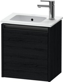 Duravit Waschtischunterschrank Ketho.2 in Schwarz mit 1 Tür, Wandmontage, B/T/H: 41 x 29,2 x 44 cm - Bild 1