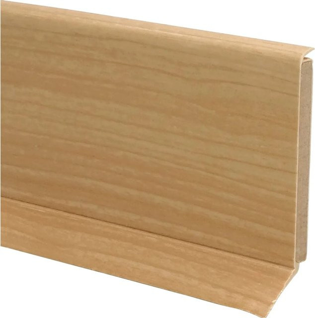 Döllken Profiles Kernsockelleiste Maple in Braun und Beige, H x B x T: 60 mm x 15 mm x 2550 mm - Bild 1