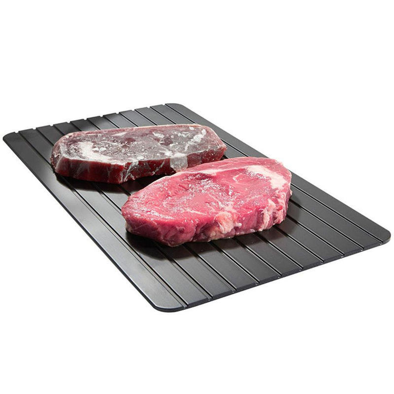 Igeteck Fast Tray Auftauplatte für gefrorenes Fleisch in Schwarz, rechteckig - Bild 9