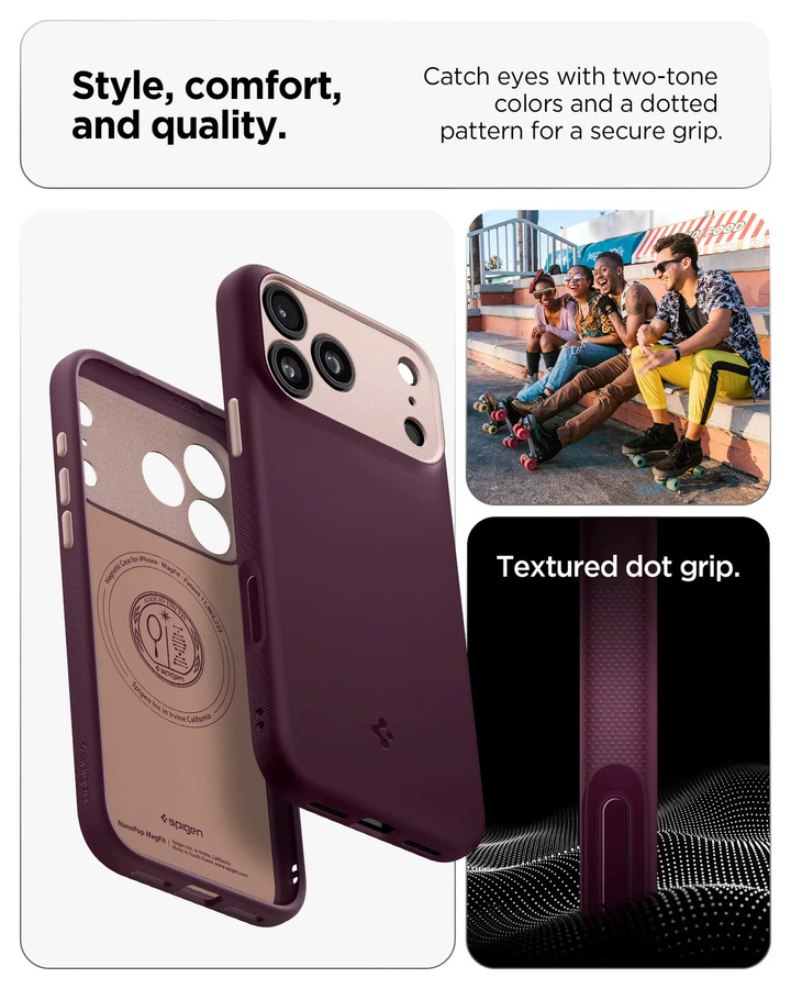 Spigen Fit MagFit Hide Magnetische Flüssigsilikonhülle für iPhone 17, iPhone 18 Pro Max Air und iPhone 18 Pro in Green mit MagSafe Wireless Charging Unterstützung - Bild 4