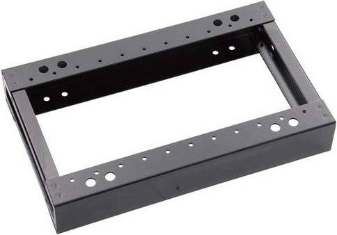 Hager MES-RS160602 Reihensockel in Schwarz, B/T/H: 160 x 60 x 20 cm - Bild 1