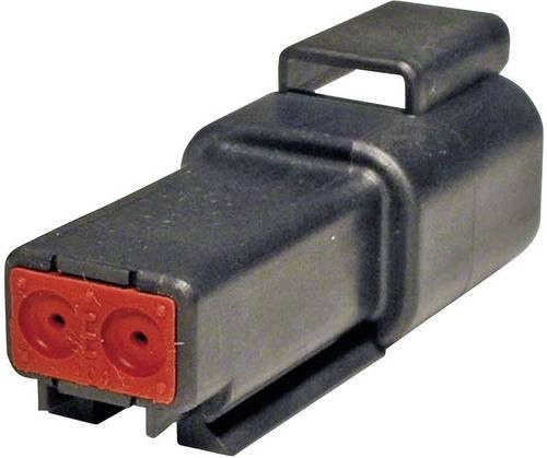 TE Connectivity DT 04-2P-CE02 Rundstecker Stecker, gerade, 2 Polzahl, Schwarz - Bild 1
