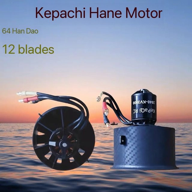 BANGSHE Kanalmotor 64mm 3500KV 3900KV Hochleistungsmotor, Metall, Schwarz - Bild 1