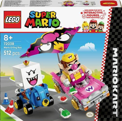 LEGO Super Mario Mario Kart Wario & König Buu Huu Spielset ab 8 Jahren - Bild 1