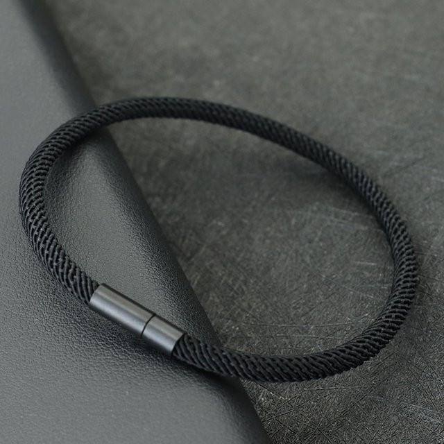 Noter Fadenarmband, Stoff, Schwarz, Unisex - Bild 1