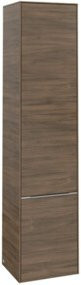 Villeroy & Boch Hochschrank Subway 3.0 mit Glastüren, Farbe Weiß/Braun, B: 40 cm, H: 171 cm, T: 36,2 cm - Bild 1
