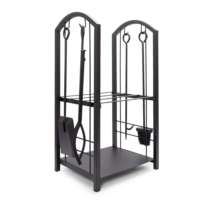 Sannover Kaminholzregal aus Stahl für Innenräume B: 73,7 cm, H: 33,0 cm, T: 38,1 cm - Bild 2