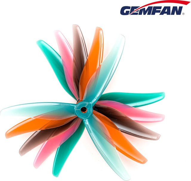 Gemfan Hurricane 51466 MCK V2 PC Propeller, 3-Blatt-Propeller, 8er Set - Bild 1