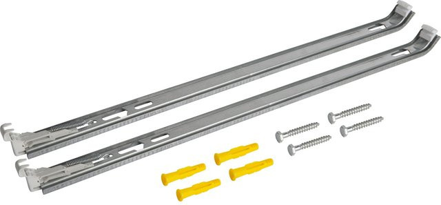 Sunrupu Heizkörper-Befestigung Set Wandhalterung in Silber, B/T/H: 60,0 x 40,0 x 5,0 cm - Bild 1