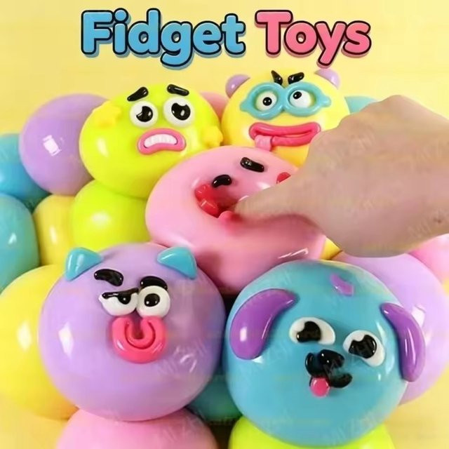 Smushers Hundegesicht-Wechsel-Squishy, Spielzeug, Tiere, Bunt / Mehrfarbig - Bild 1