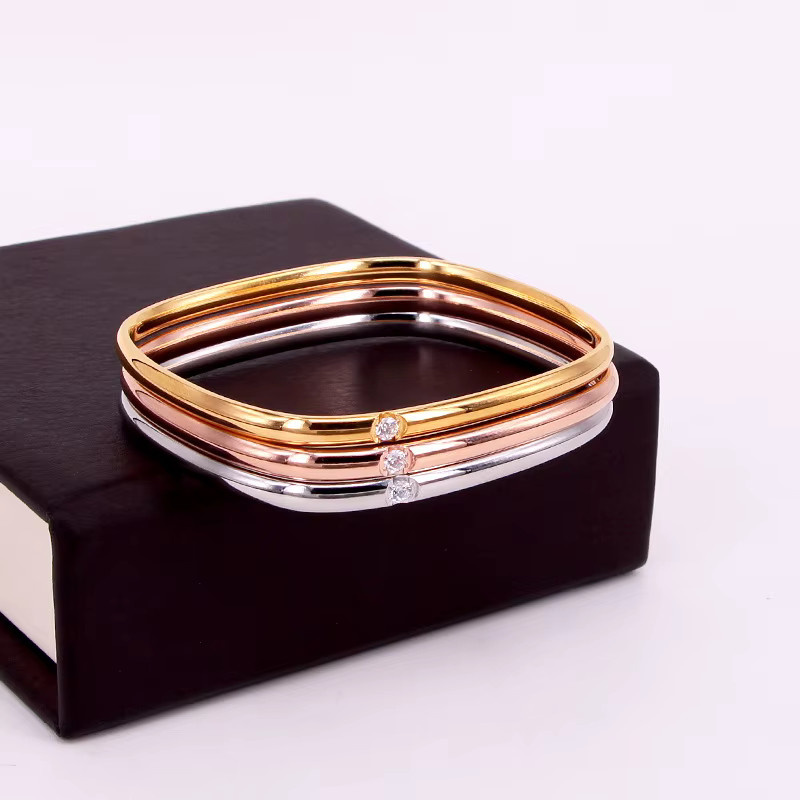 ZAKOL Armband Edelstahl, Zirkon, Unisex - Bild 3