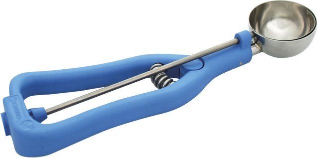 Schneider Eisportionierer aus Edelstahl in Blau, L: 23,5 cm, B: 7 cm, Ø: 5,1 cm - Bild 1
