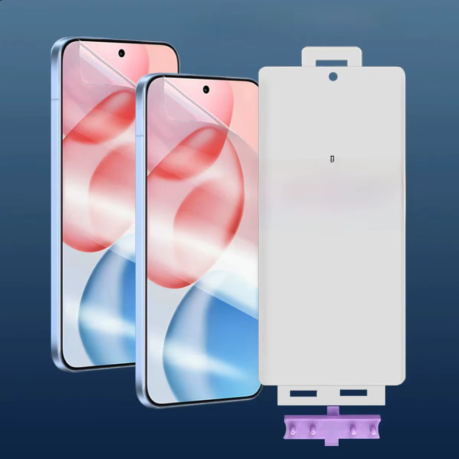 3 Stück TPU Hydrogel Displayschutzfolie für Honor 400 und Honor 400Pro, glänzend und transparent mit Vollabdeckung - Bild 5