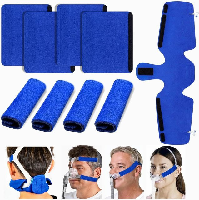SALORIE Maskenband-Abdeckungen und Nacken-Komfort-Kissen-Masken-Abdeckung, 5er-Pack - Bild 1
