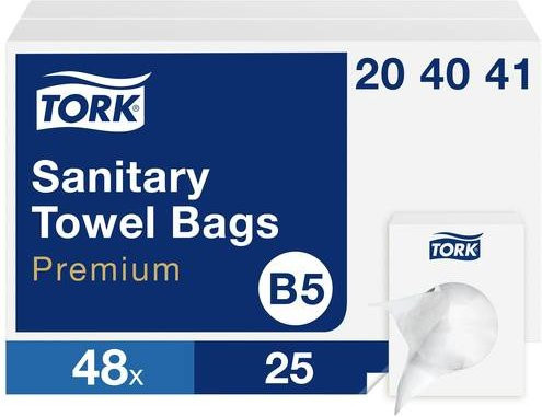 Tork Hygienebeutel Weiß 25 Stück - Bild 1