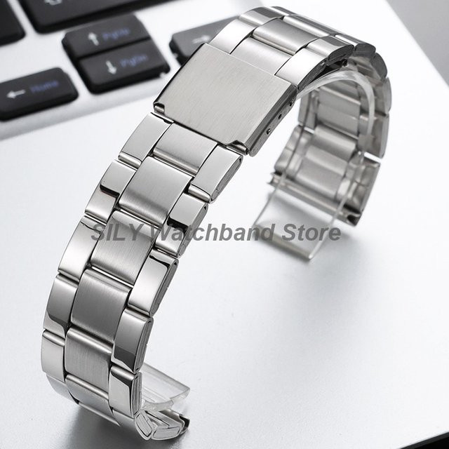 asukaband Uhrenarmband Edelstahl, Silber, Unisex - Bild 1