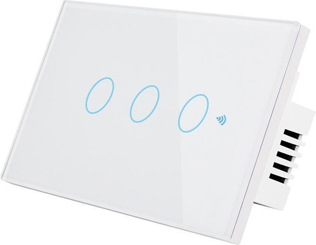 Tuya Smart Switch 120 Typ US White mit Alexa Sprachsteuerung und WLAN-Fernbedienung - Bild 1