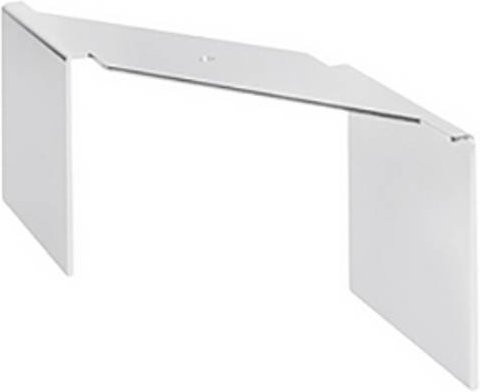 Barthelme Halter-Set Montagehalterung aus Metall in Weiß und Silber - Bild 1