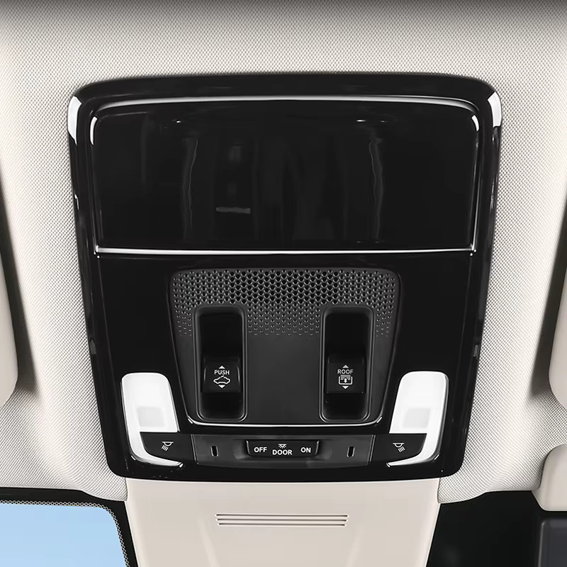 YaLumei Dekorative Abdeckung für die vordere Leselampe von Honda CR-V 6. Generation 2023 2024 2025 Hybrid, Schwarz - Bild 2