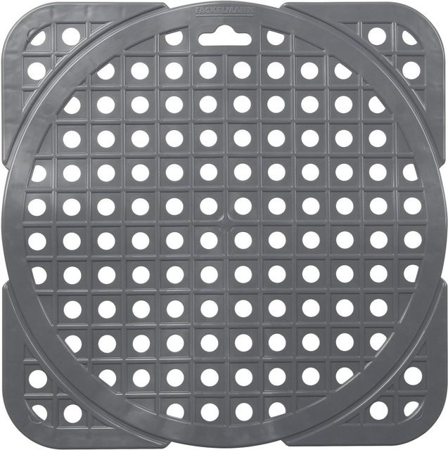 Fackelmann Spülbeckenmatte aus Kunststoff in Grau, Breite: 30 cm, Tiefe: 30 cm, Höhe: 30 cm - Bild 1