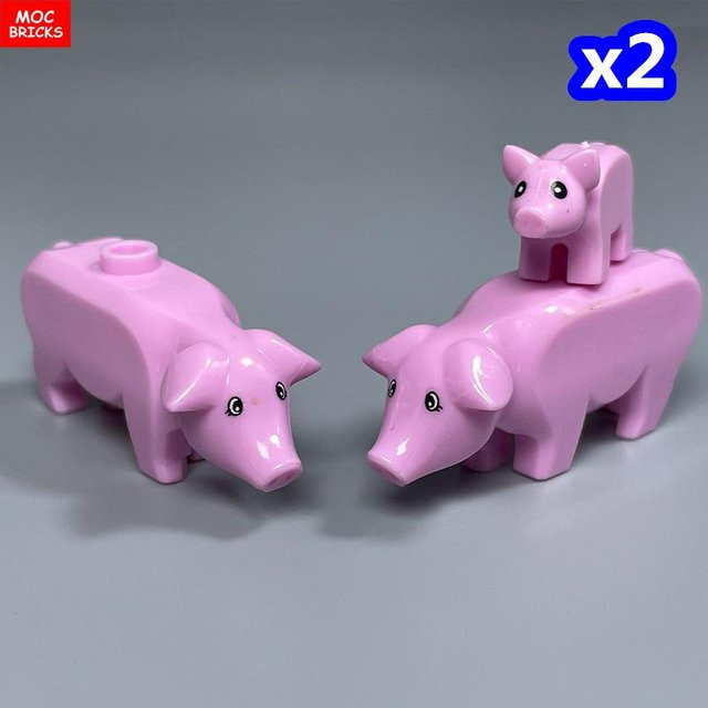 Yiran toy Kleines Rosa Schwein, Bausteine, ab 6 Jahren - Bild 1