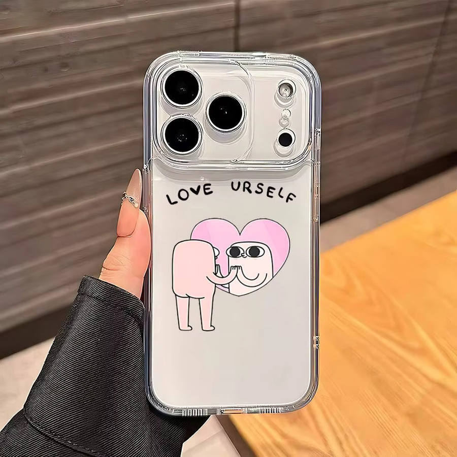 Moetch Silikonhülle K-Ketnipz Design in Rosa und Transparent für iPhone 11 bis iPhone 17 Pro Max Plus - Bild 4