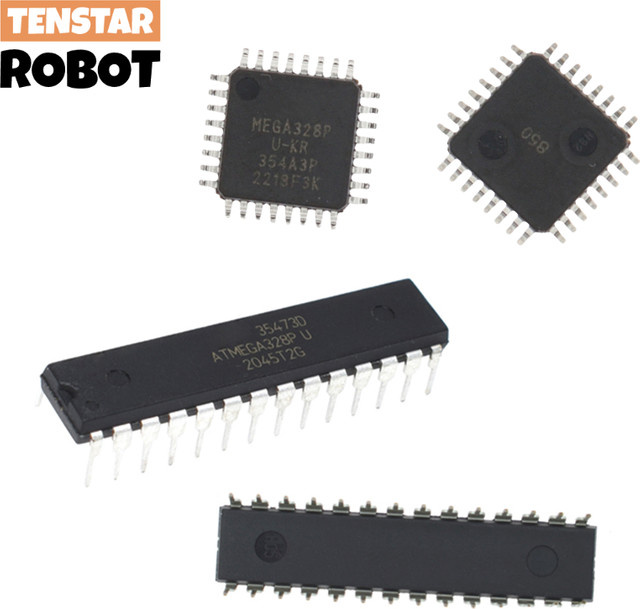 TENSTAR ROBOT ATMEGA328P Mikrocontroller MCU AVR 32K 20MHz FLASH in Schwarz - Bild 1