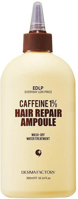 DERMA FACTORY Haar-Reparatur-Ampulle, 300 ml, Koffein, Pflanzenproteinkomplex - Bild 1