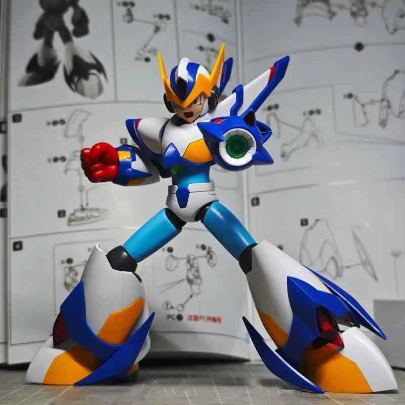 Yiran toy 1 RockMan X Falcon Rüstung Action Modell Mega Man Bausatz 14+y - Bild 5