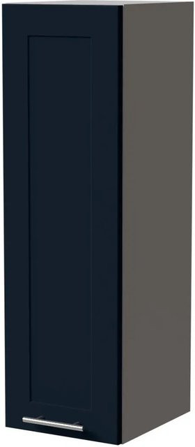 Hängeschrank Oslo von Feldmann-Wohnen in Grau/Indigo Matt, B/T/H: 30 x 32,5 x 96 cm - Bild 1