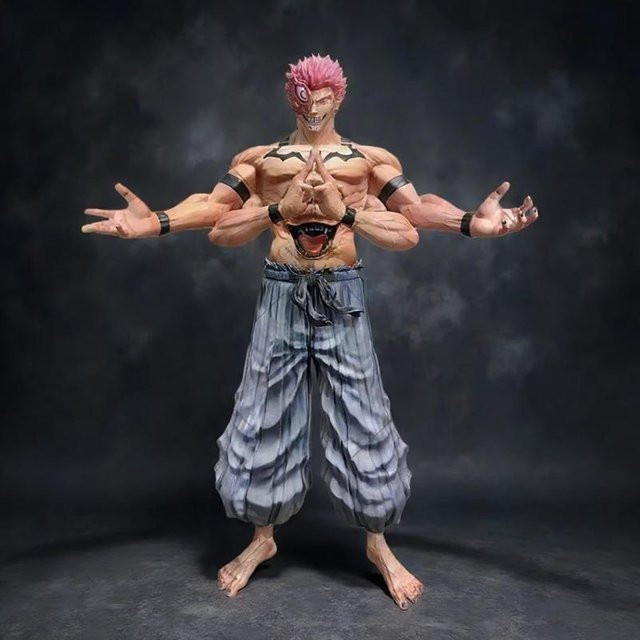 Yiran toy 1 Jujutsu Kaisen Ryomen Sukuna PVC Figur 30cm - Bild 1