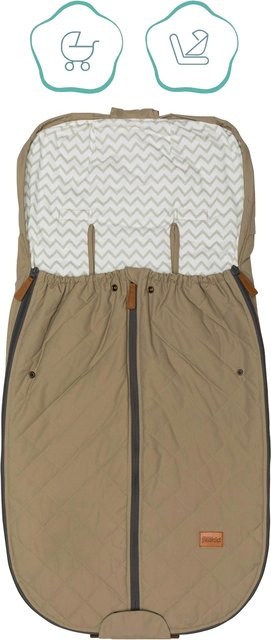 Fillikid Sommerfußsack Light Big für Kinderwagen und Buggy in Beige - Bild 1