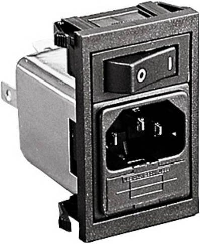 Bulgin BZV01/A0620/02 Netz-Steckverbinder Socket in Schwarz - Bild 1