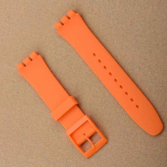 Uhrenarmband Silikon, orange, Unisex - Bild 1