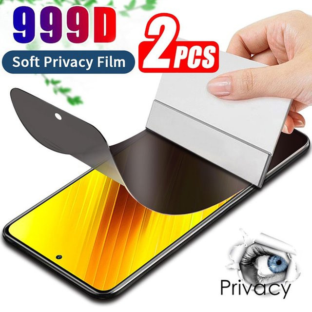 2er-Pack Motorola Moto Edge 60 Pro Neo Fusion Edge 60s Anti-Spy Hydrogel Displayschutzfolie für Privatsphäre - Bild 1