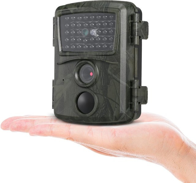 Koogeelife Mini-Trail-Kamera mit 12 MP und 1080P Full HD, bewegungsaktivierte Outdoor-Wildtier-Scouting-Kamera für Jagdspiele, grau und mehrfarbig - Bild 1